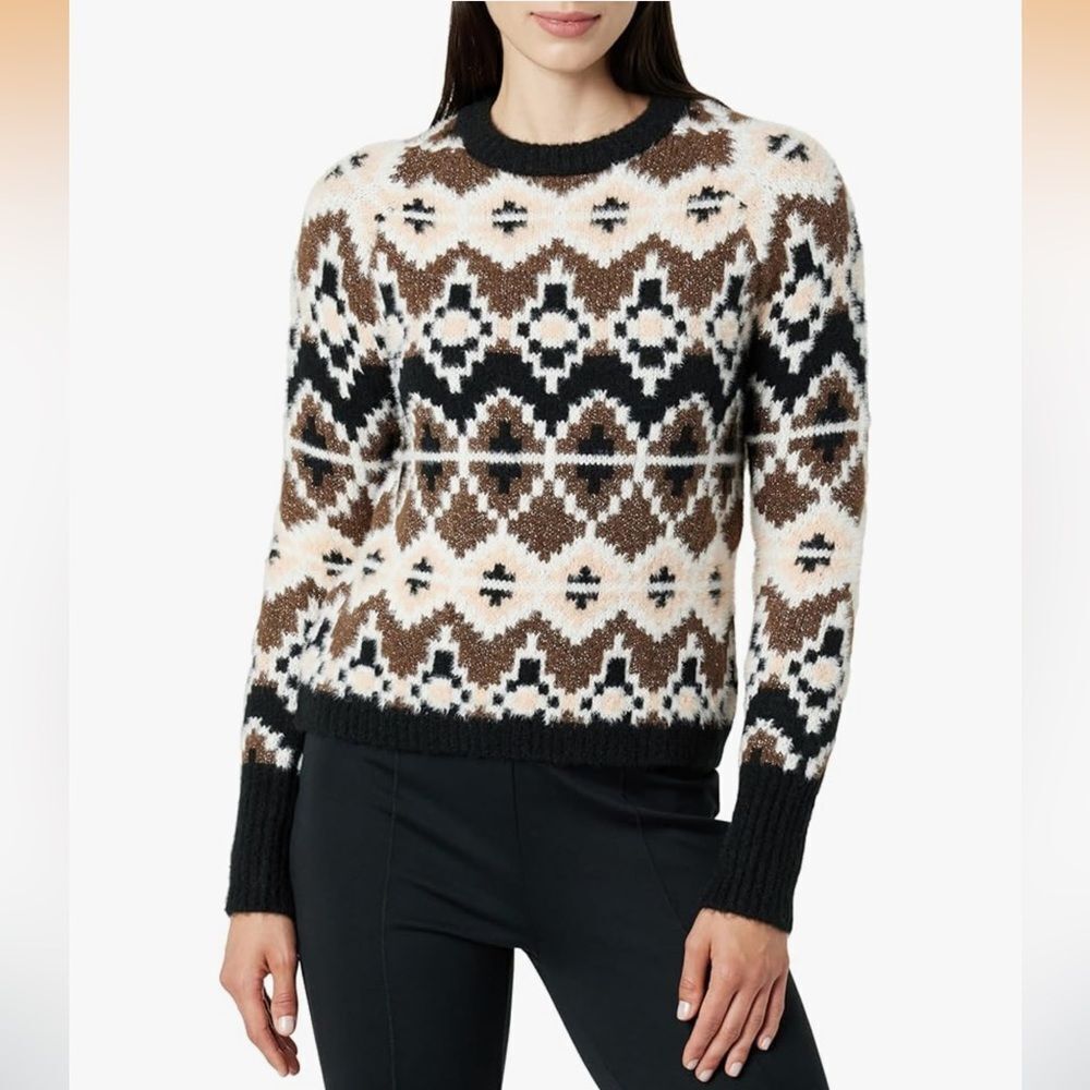 The Drop The Drop Women's Valeria Fairisle Sweater NWT